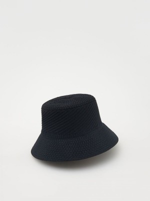 Reserved Bucket Hüte Damen Schwarz | 7682-XGNOP