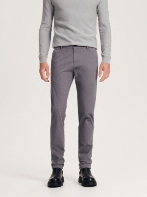 Reserved Chino Slim Fit Hosen Herren Grau | 1852-PESDM