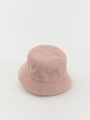 Reserved Denim Bucket Hüte Mädchen Rosa | 1632-GDBZQ