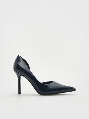 Reserved High Pumps Hohe Schuhe Damen Navy | 4085-OMREG