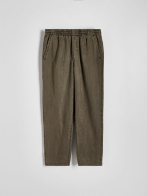 Reserved Joggers Hosen Herren Grün | 9713-TEGSN