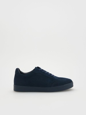 Reserved Leder Rich Schuhe Herren Navy | 7312-TARXP