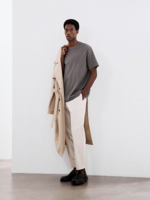 Reserved Leisure Fit Chino Hosen Herren Beige | 2869-XUDNQ