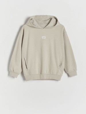 Reserved Oversized Pullover Jungen Beige | 8163-MQXCN