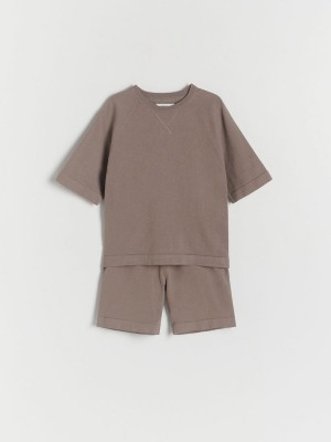 Reserved Oversized Set Pullover Jungen Beige | 9681-BFVTH