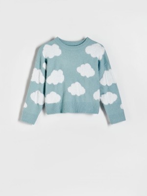 Reserved Patterned Pullover Mädchen Mehrfarbig | 6728-YPHXJ