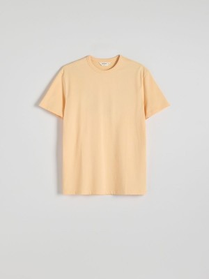 Reserved Plain Boxy T-shirts Herren Koralle | 7248-VBQEZ