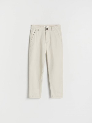 Reserved Regular Fit Chino Hosen Jungen Beige | 1362-KEDRH