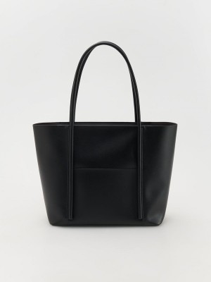 Reserved Shopper Taschen Damen Schwarz | 9743-VNAYK