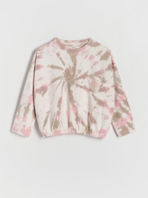 Reserved Tie Dye Effect Sweatshirts Mädchen Mehrfarbig | 8094-BQTYO