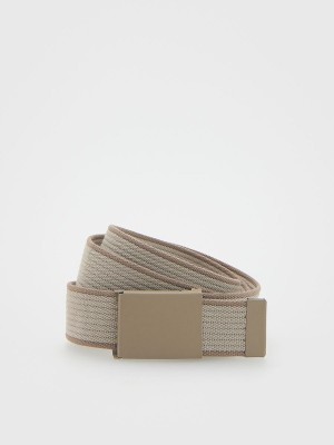 Reserved Webbingbuckle Gürtel Herren Beige | 7126-DYPIJ