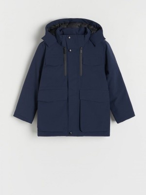 Reserved Winterhood Jacken Jungen Navy | 9132-YZTRO