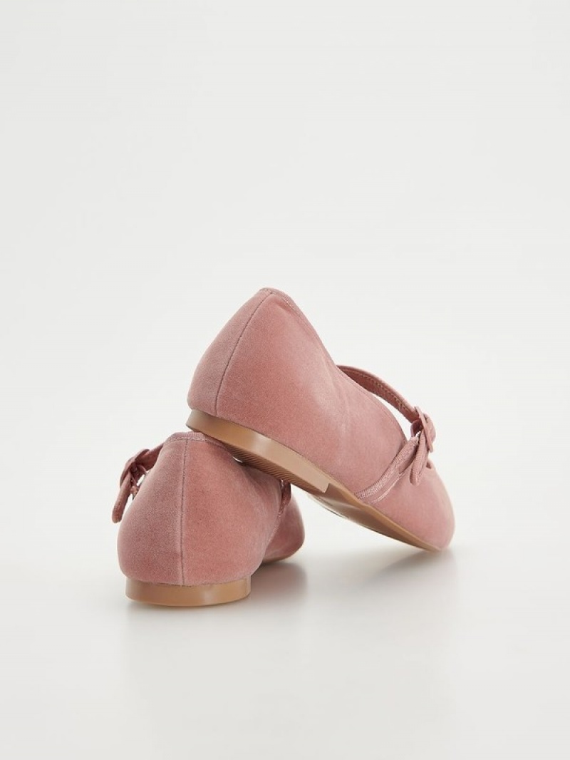 Reserved Ballerinas Halbschuhe Damen Rosa | 5897-DJICU