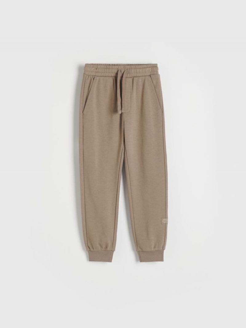 Reserved Baumwoll Joggers Hosen Jungen Braun | 2704-KLCUS