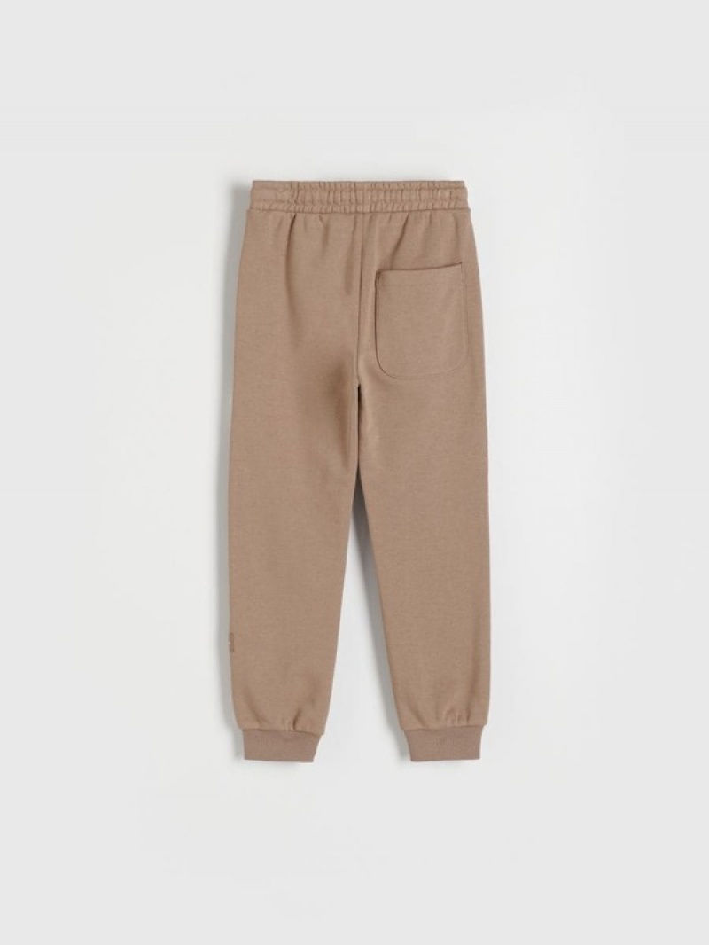 Reserved Baumwoll Joggers Hosen Jungen Braun | 2704-KLCUS