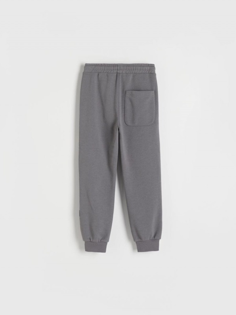 Reserved Baumwoll Joggers Hosen Jungen Dunkelgrau | 1825-YPZRM