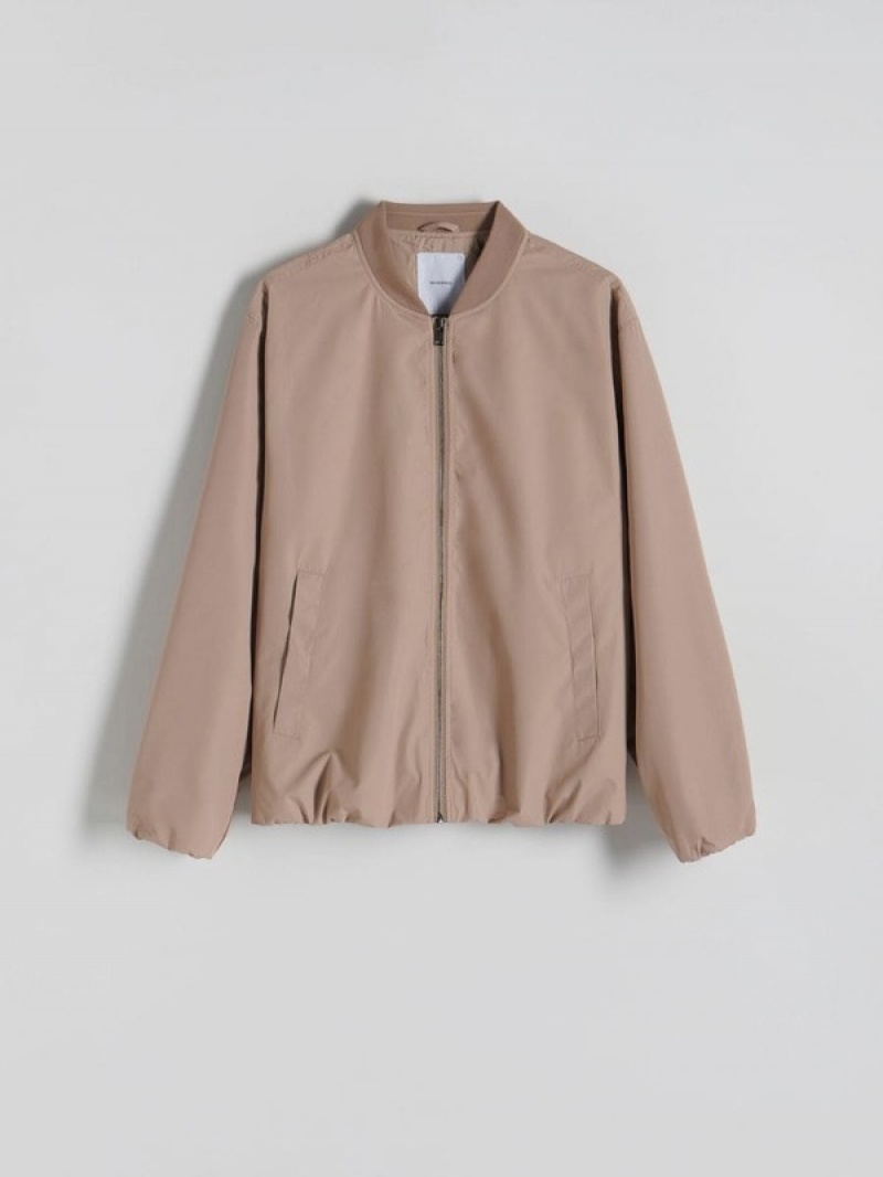 Reserved Bomber Jacken Herren Beige | 0412-IHJRK