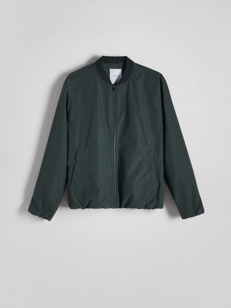 Reserved Bomber Jacken Herren Grün | 0498-BEYSQ