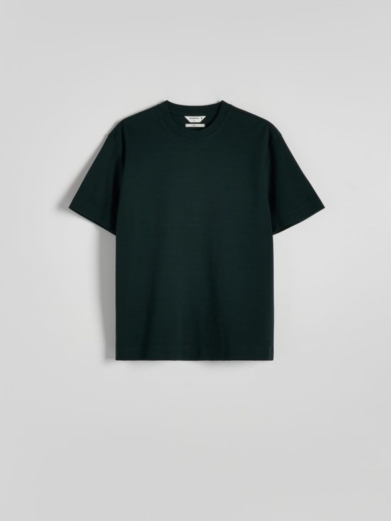 Reserved Boxy T-shirts Herren Dunkelgrün | 3152-CHTWO