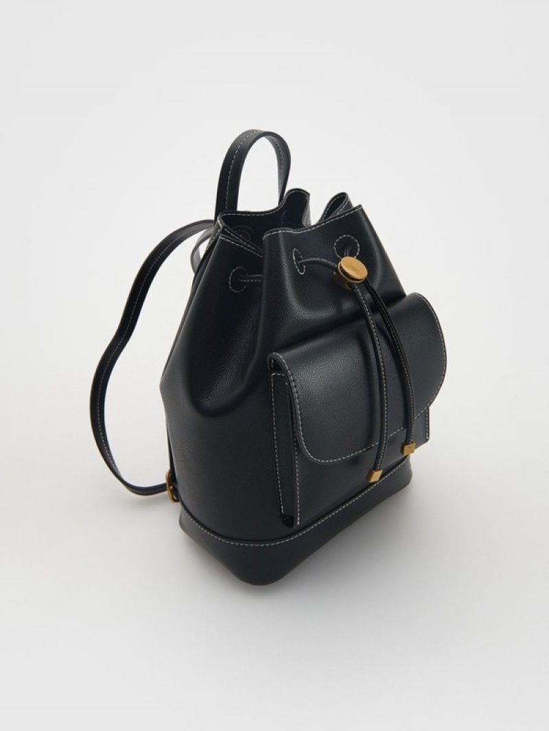 Reserved Buckles Taschen Damen Schwarz | 3459-XVZLW