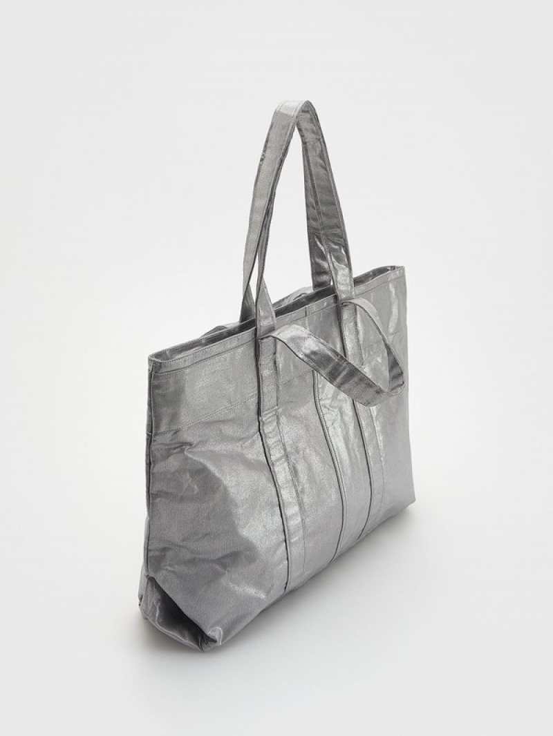 Reserved Buckles Taschen Damen Silber | 8503-IWFCP