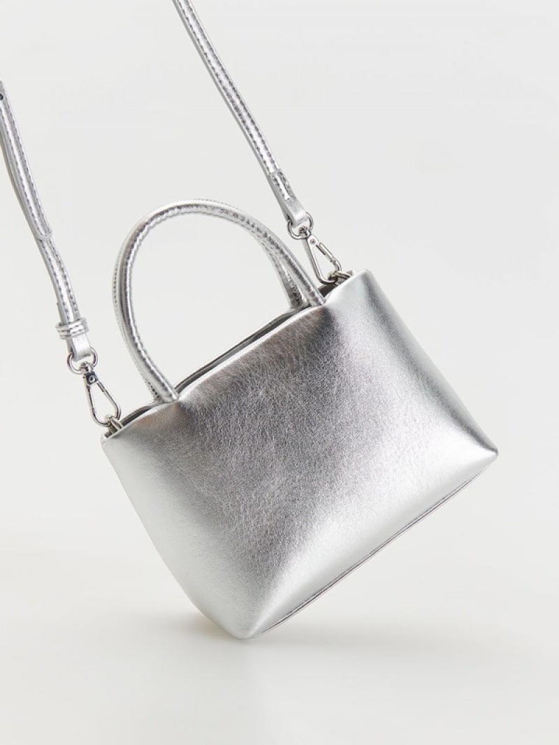 Reserved Buckles Taschen Damen Silber | 9514-IMSVW