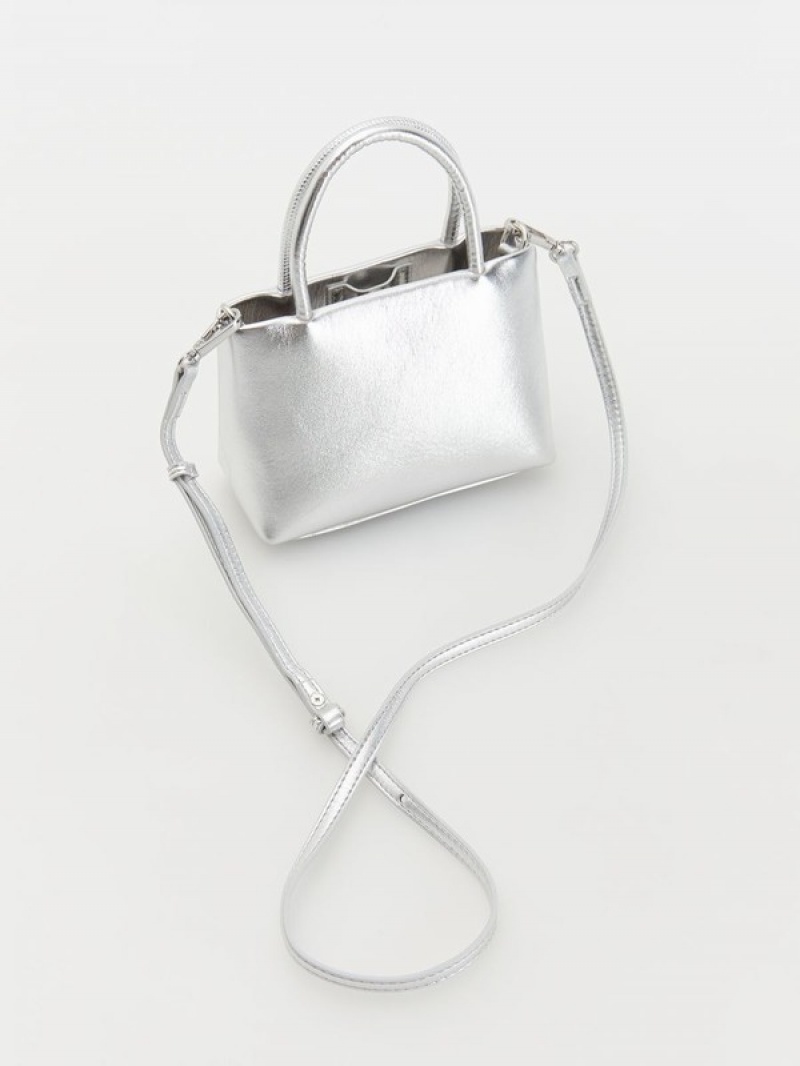 Reserved Buckles Taschen Damen Silber | 9514-IMSVW