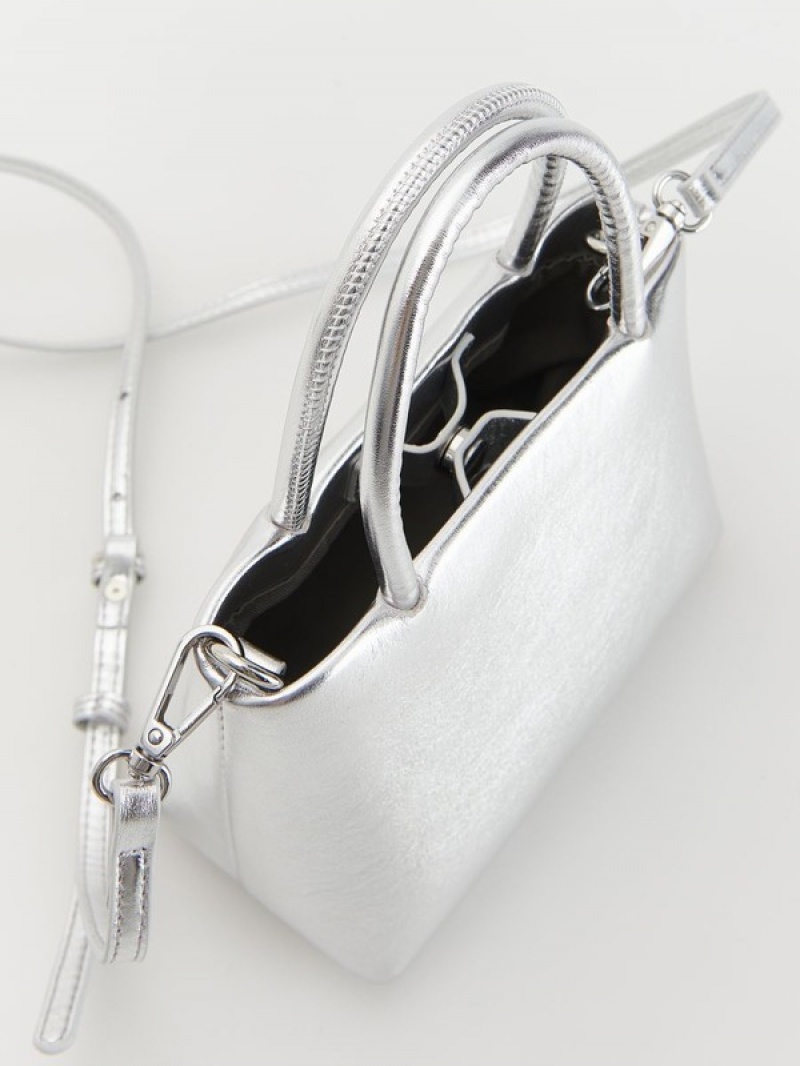 Reserved Buckles Taschen Damen Silber | 9514-IMSVW