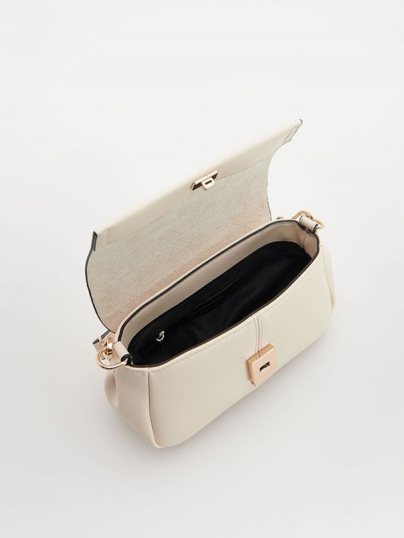 Reserved Buckles Taschen Damen Weiß | 5438-KENQD