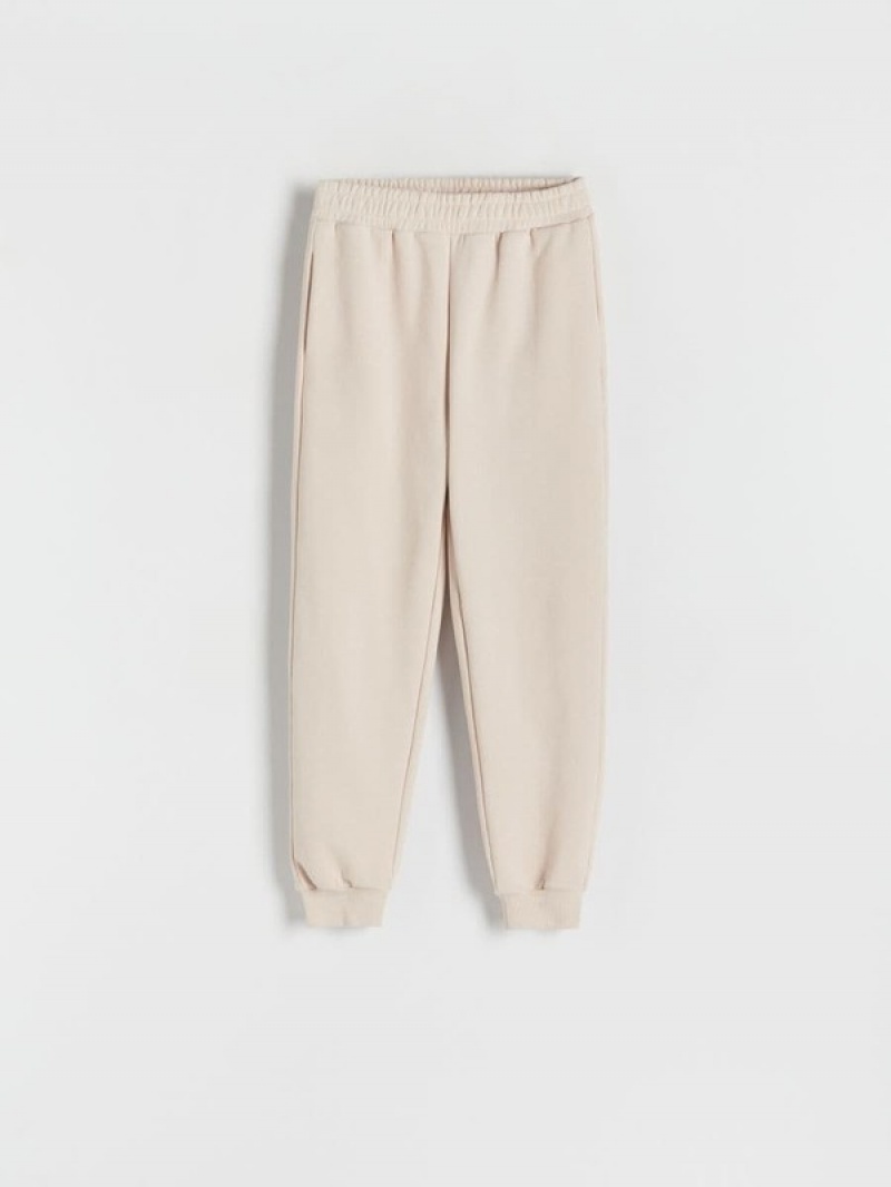 Reserved Cargo Hosen Damen Beige | 0745-NCVUO