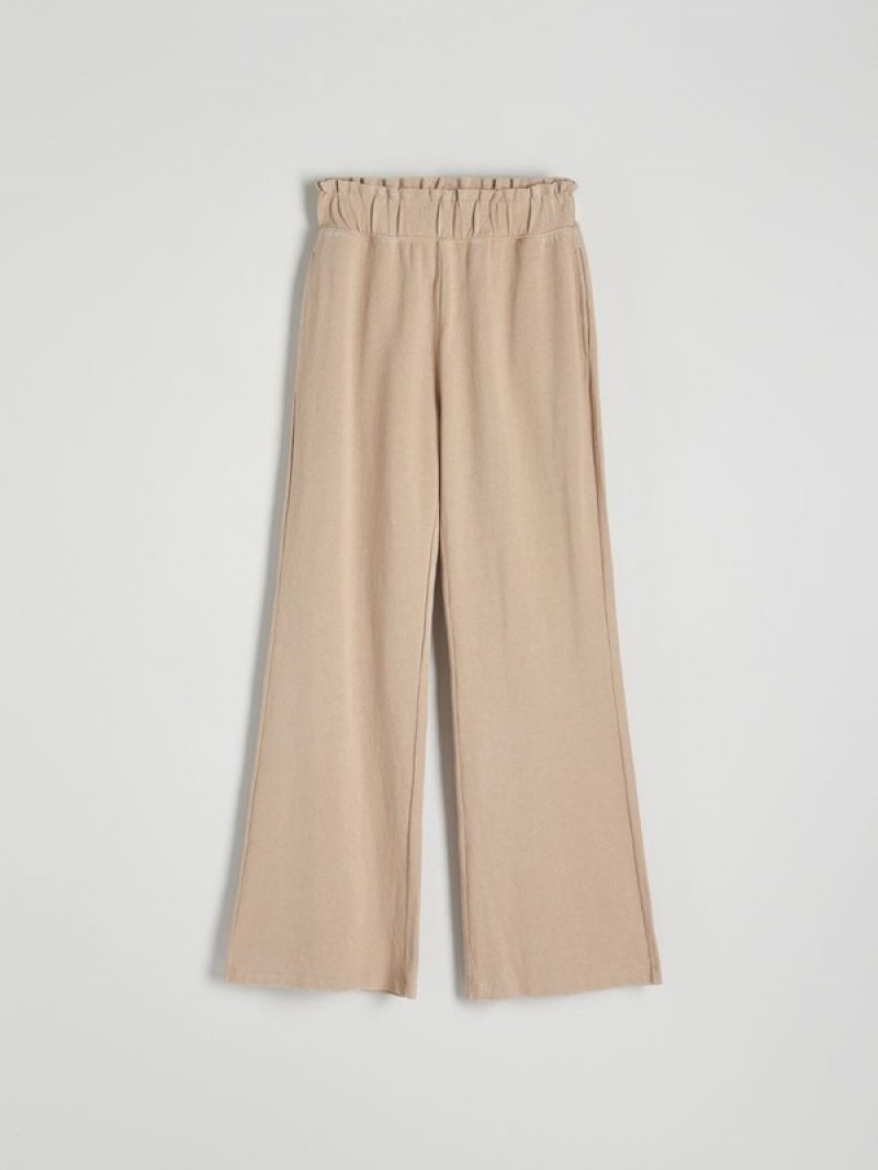 Reserved Cargo Hosen Damen Beige | 7283-CMZHX