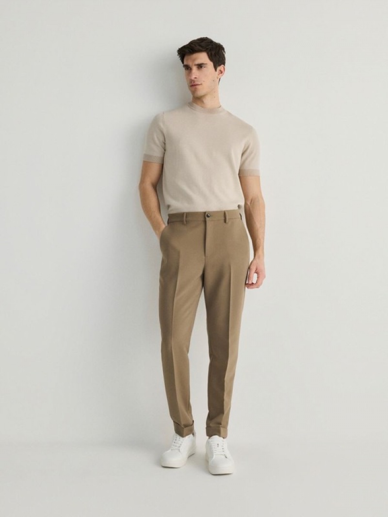 Reserved Carrot Hosen Herren Beige | 1384-OUBIF