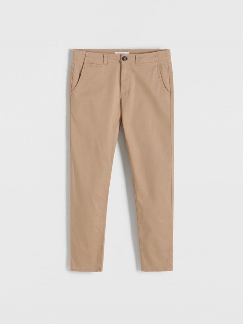 Reserved Chino Slim Fit Hosen Herren Beige | 8907-GNEHS