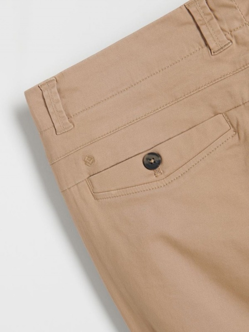 Reserved Chino Slim Fit Hosen Herren Beige | 8907-GNEHS