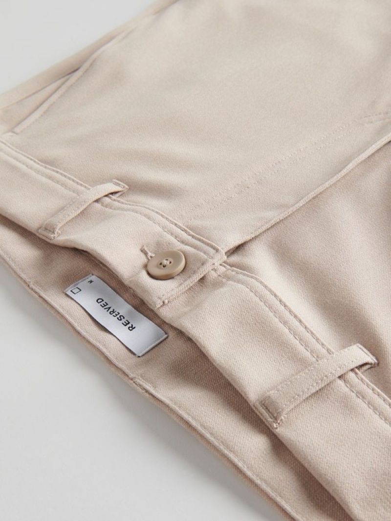 Reserved Chino Slim Fit Hosen Herren Beige | 7620-ERQSG