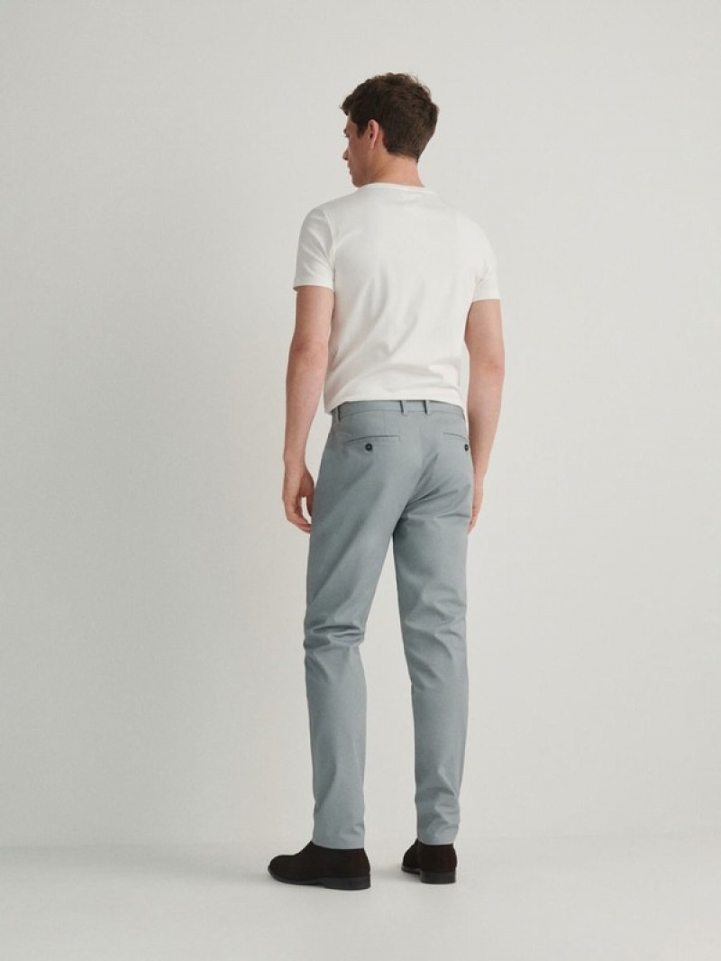 Reserved Chino Slim Fit Hosen Herren Blau | 0736-FQUNG