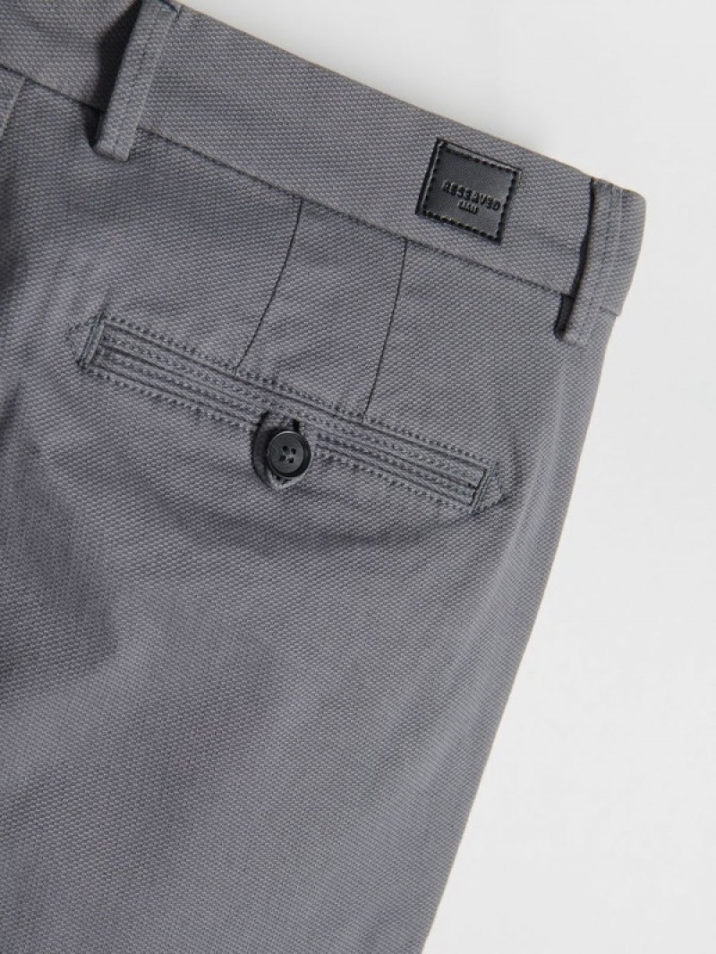 Reserved Chino Slim Fit Hosen Herren Grau | 1852-PESDM