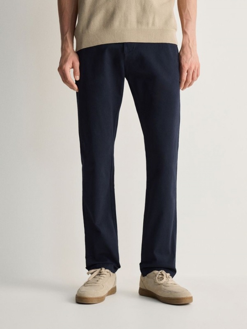 Reserved Chino Slim Fit Hosen Herren Navy | 6314-LJXGP