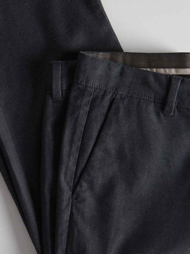 Reserved Chino Slim Fit Hosen Herren Schwarz | 2780-YXIUK