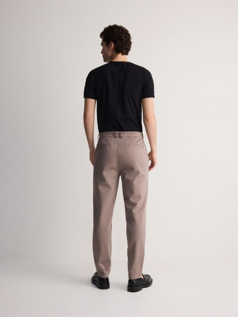 Reserved Chino Slim Hosen Herren Beige | 9862-ICYAD