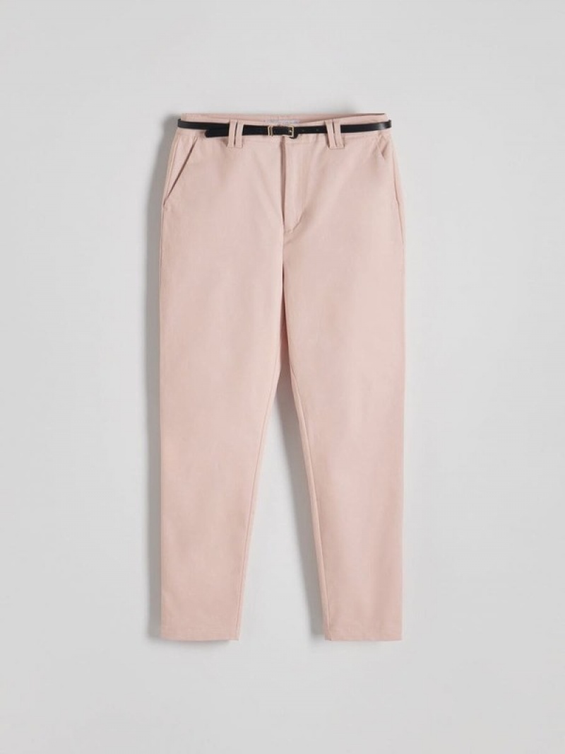 Reserved Chino With Hosen Damen Rosa | 8701-EYJZI