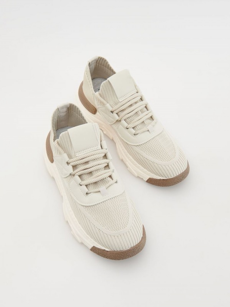 Reserved Combined Schuhe Herren Beige | 8170-AJYZR