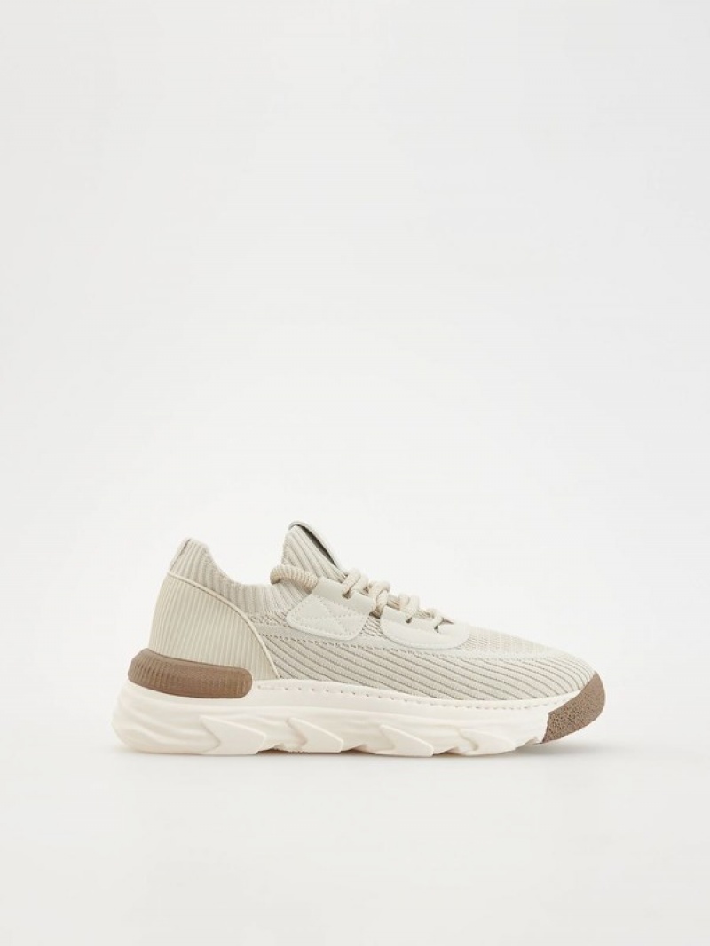 Reserved Combined Schuhe Herren Beige | 8170-AJYZR