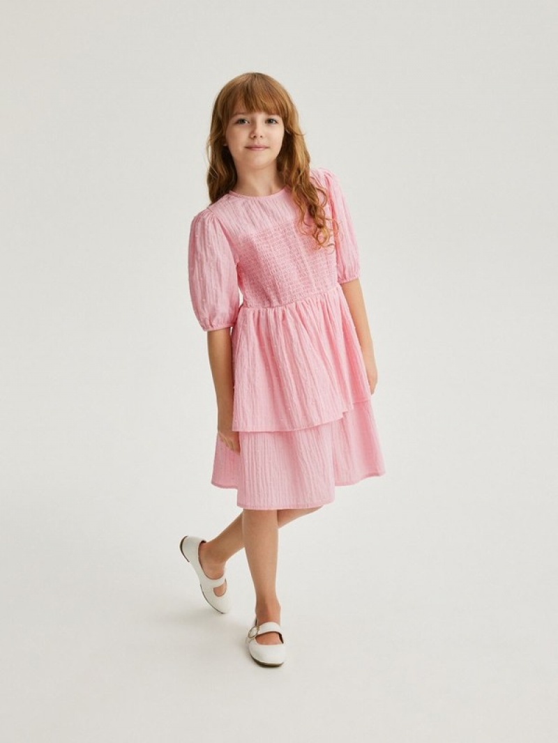 Reserved Cottonruffles Kleid Mädchen Rosa | 9014-GRXTQ