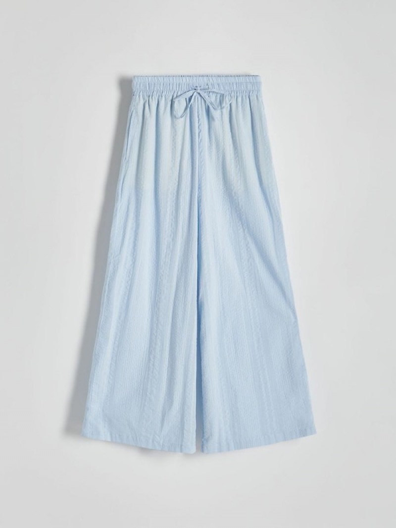 Reserved Culotte Hosen Damen Blau | 2498-QBKJS