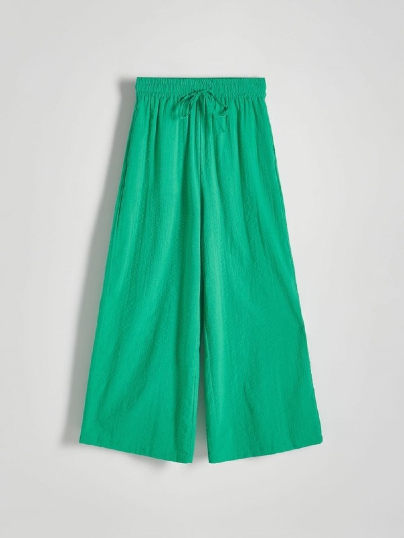 Reserved Culotte Hosen Damen Grün | 3827-KWEPN