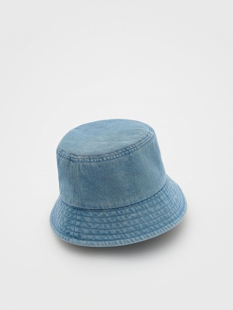 Reserved Denim Bucket Hüte Jungen Grau Blau | 8207-GXCWD