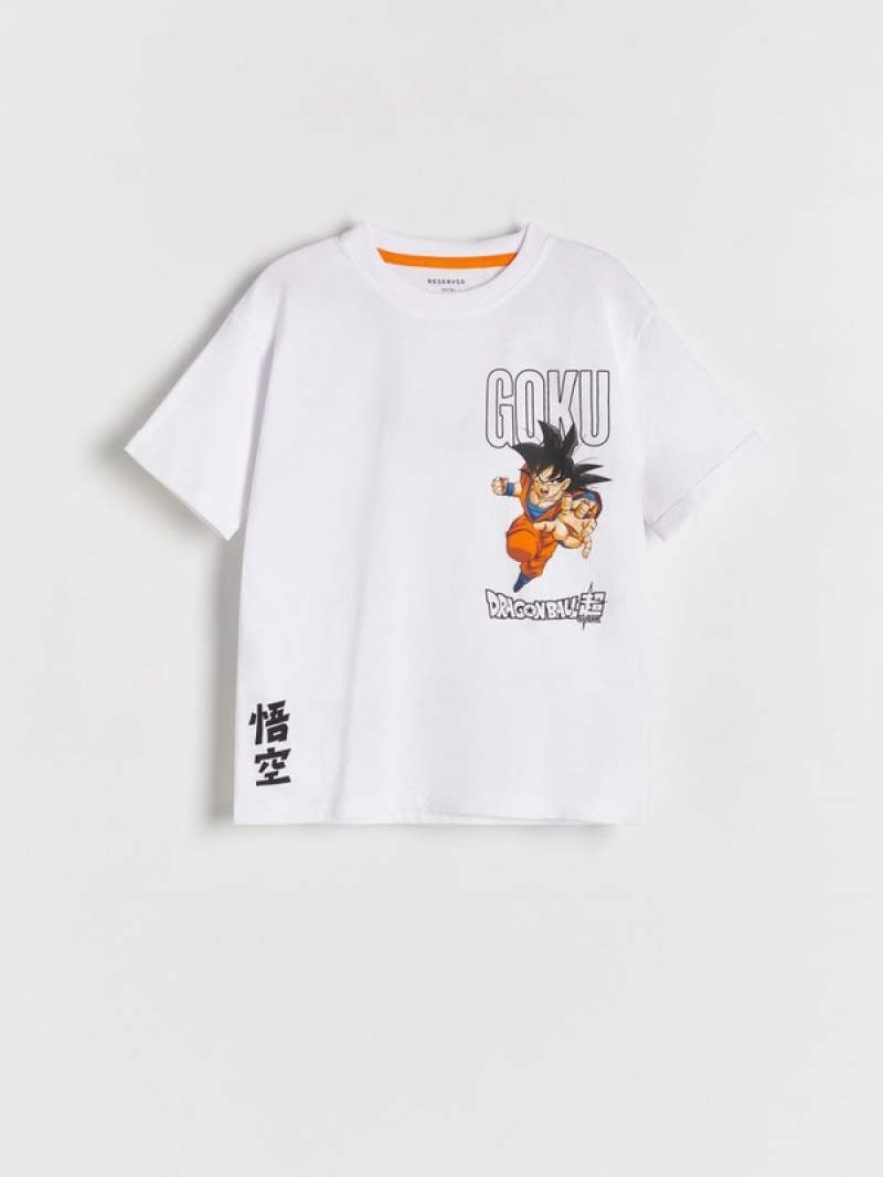 Reserved Dragon Ball Z T-shirts Jungen Weiß | 3967-NAZDY