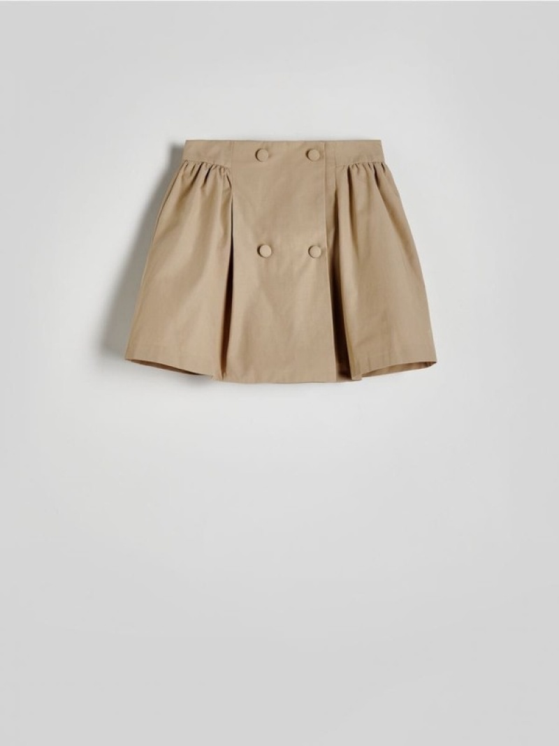 Reserved Flared Miniskirt Röcke Damen Braun | 4657-YPREU