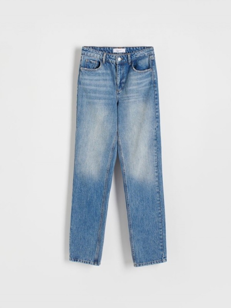 Reserved Gerade Jeans Damen Blau | 1975-FBDPK